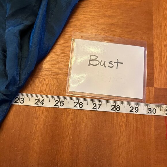 Anthropologie Medium green blue button up belted jump suit NWT - Picture 4 of 9